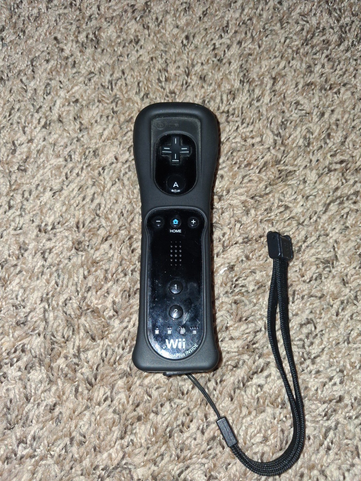 Nintendo Wii Black Home Console Bundle, Remote MotionPlus, Nunchuk, Wii Wheel