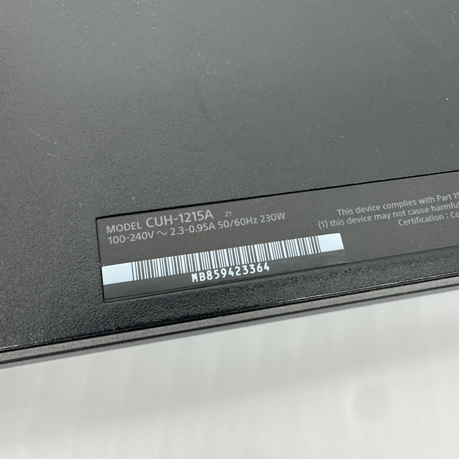 Sony PlayStation 4 CUH-1215A PS4 AS-IS BAD HDMI will Not Read Unit Only