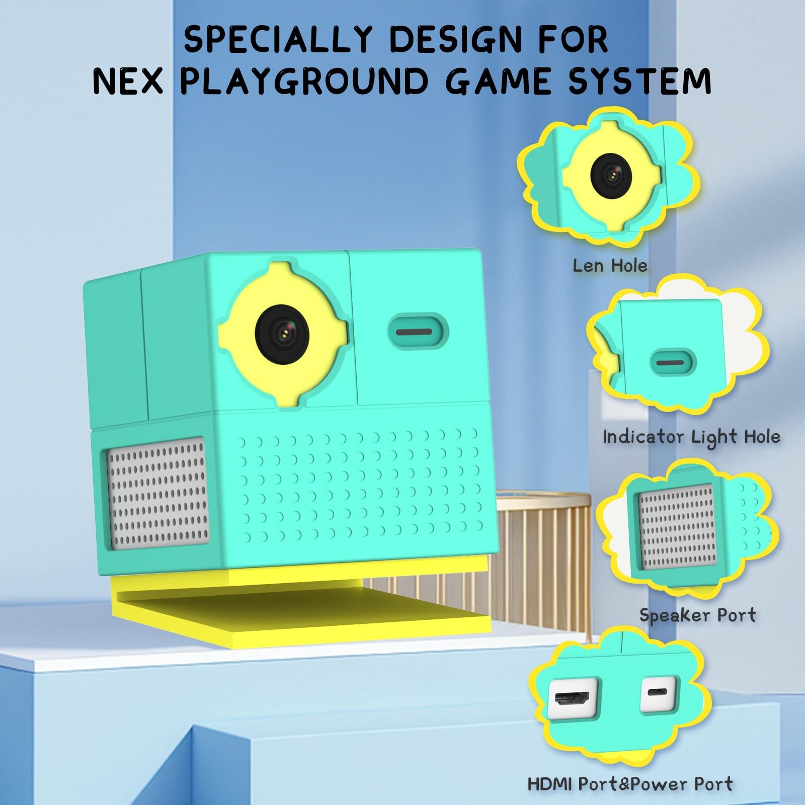Silicone Case Cover for Nex Playground Game System, Protective Case Compatibl…