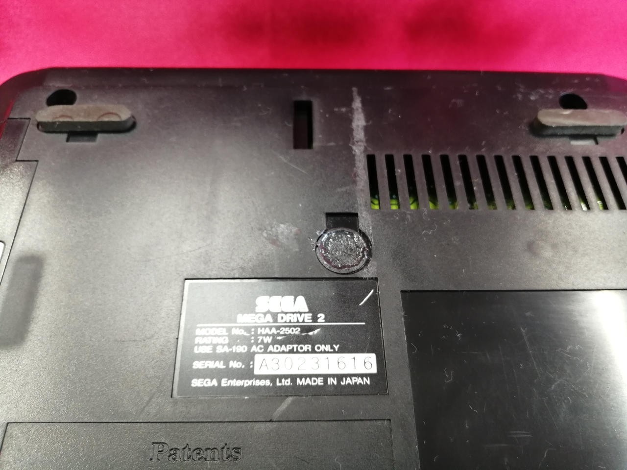 Mega Drive 2 Model HAA 2502 SEGA