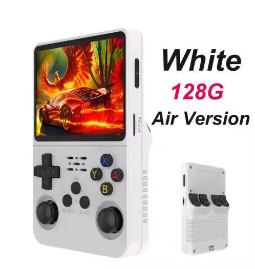 Retro Handheld Game Console R36S Air Version – 128GB, 20,000+ Games, 3.5″ IPS
