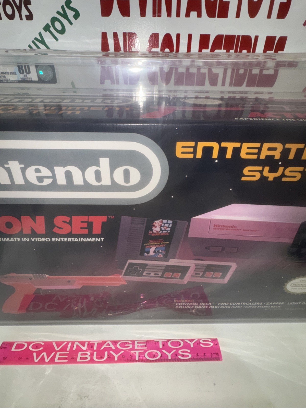 NES Nintendo Action Set Red Zapper System Console VGA Grade 80 🔥 NEW 🔥AFA 🔥