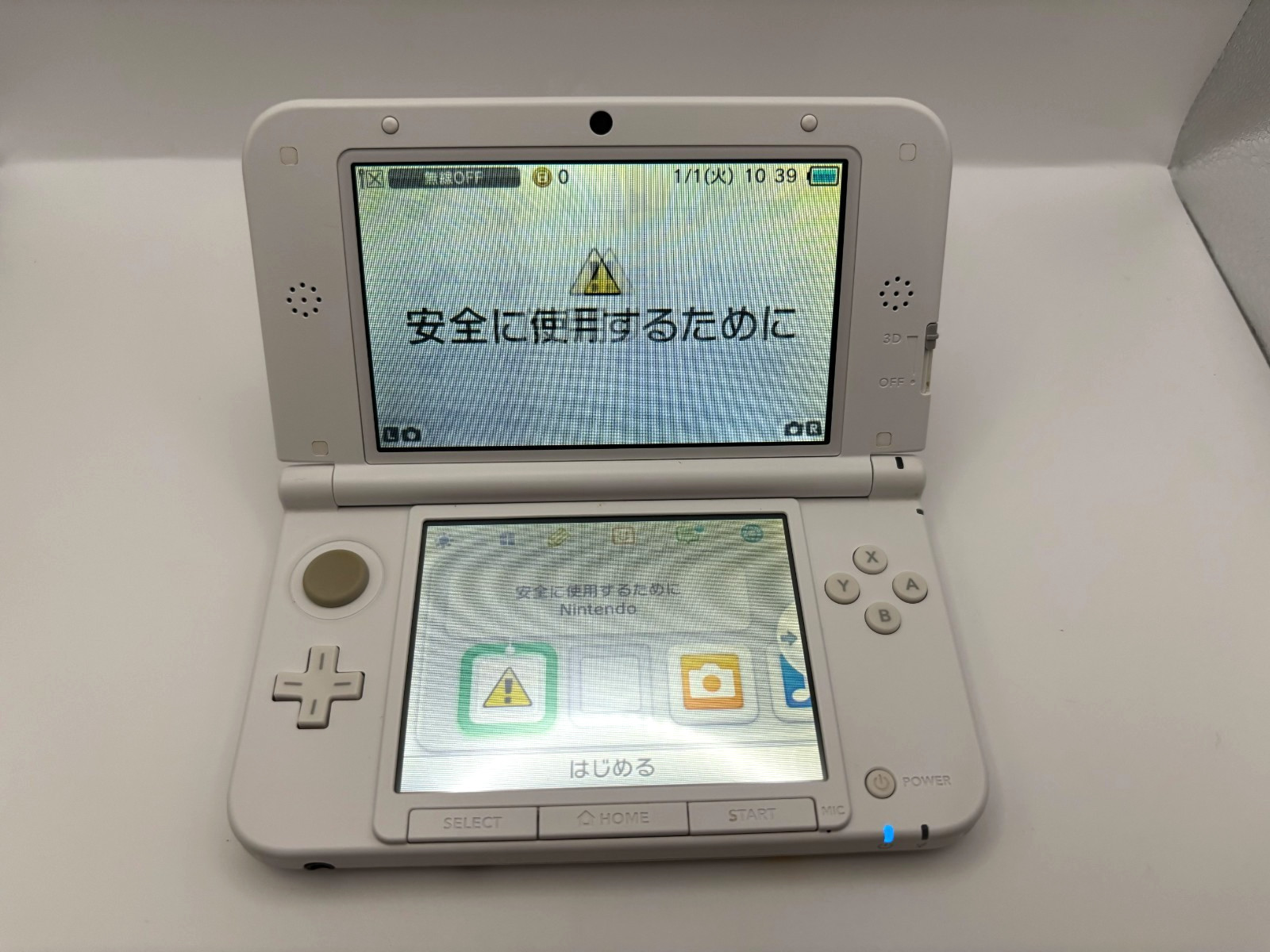 Nintendo 3DS LL XL Animal Crossing Edition Console White Japan Tested