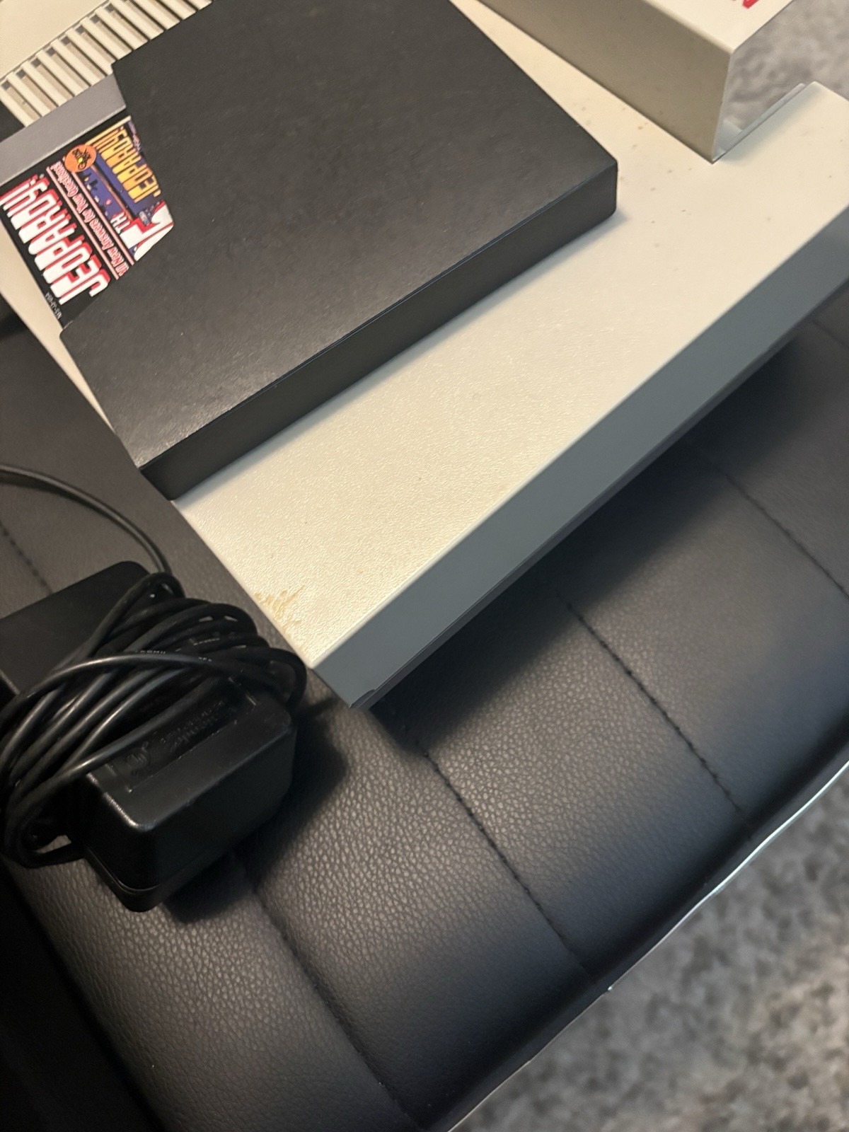 Used / Original NES Nintendo Console + Jeopardy Video Game + Power Supply + A/V