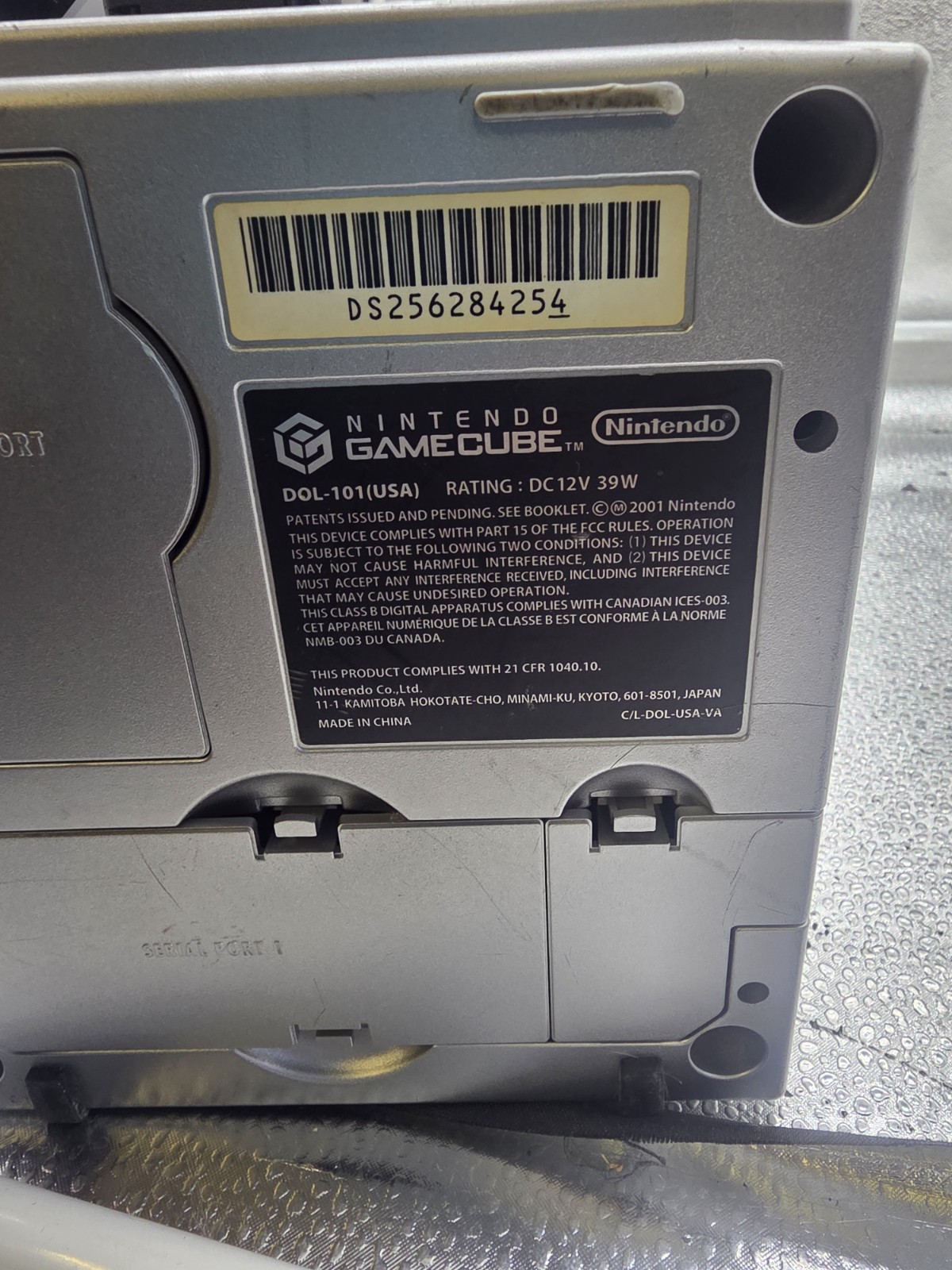 Read! Nintendo GameCube Console Silver DOL-001 USA Console Only Tested