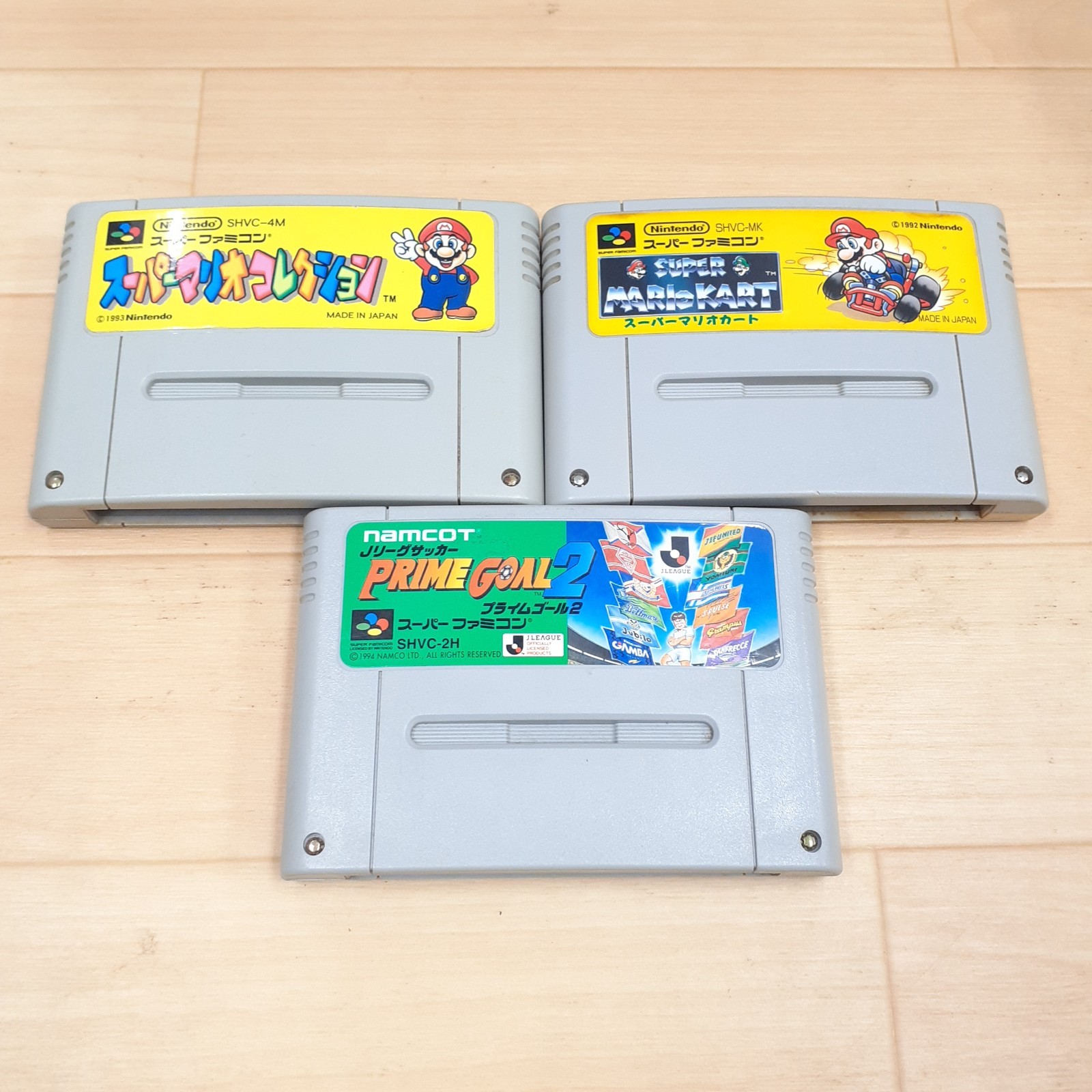 Nintendo Super Famicom Console Japan with Box, Mario Kart Storage Case &10 Games