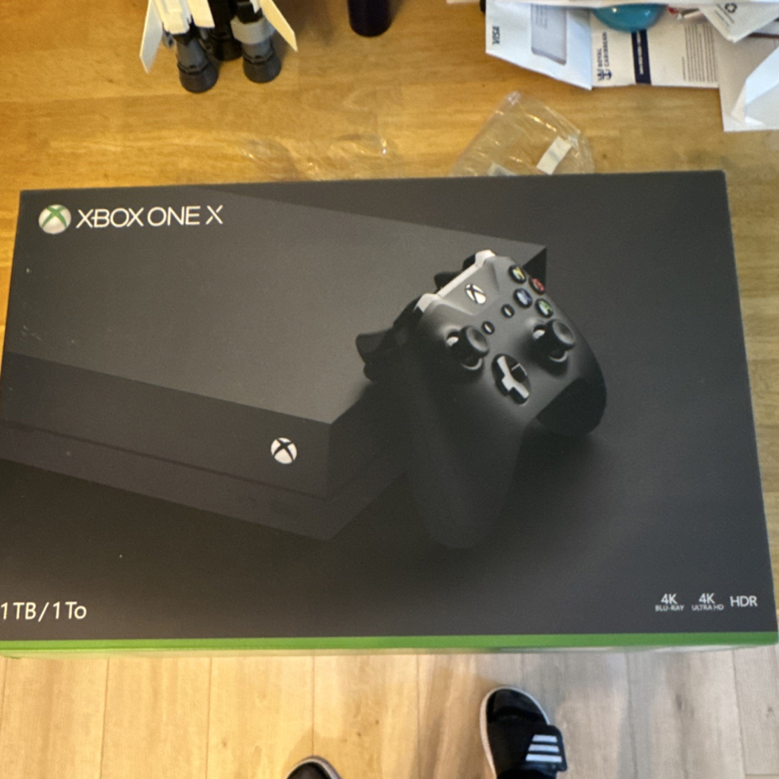 Microsoft Xbox One X 1TB Black Console In Box 9 Games