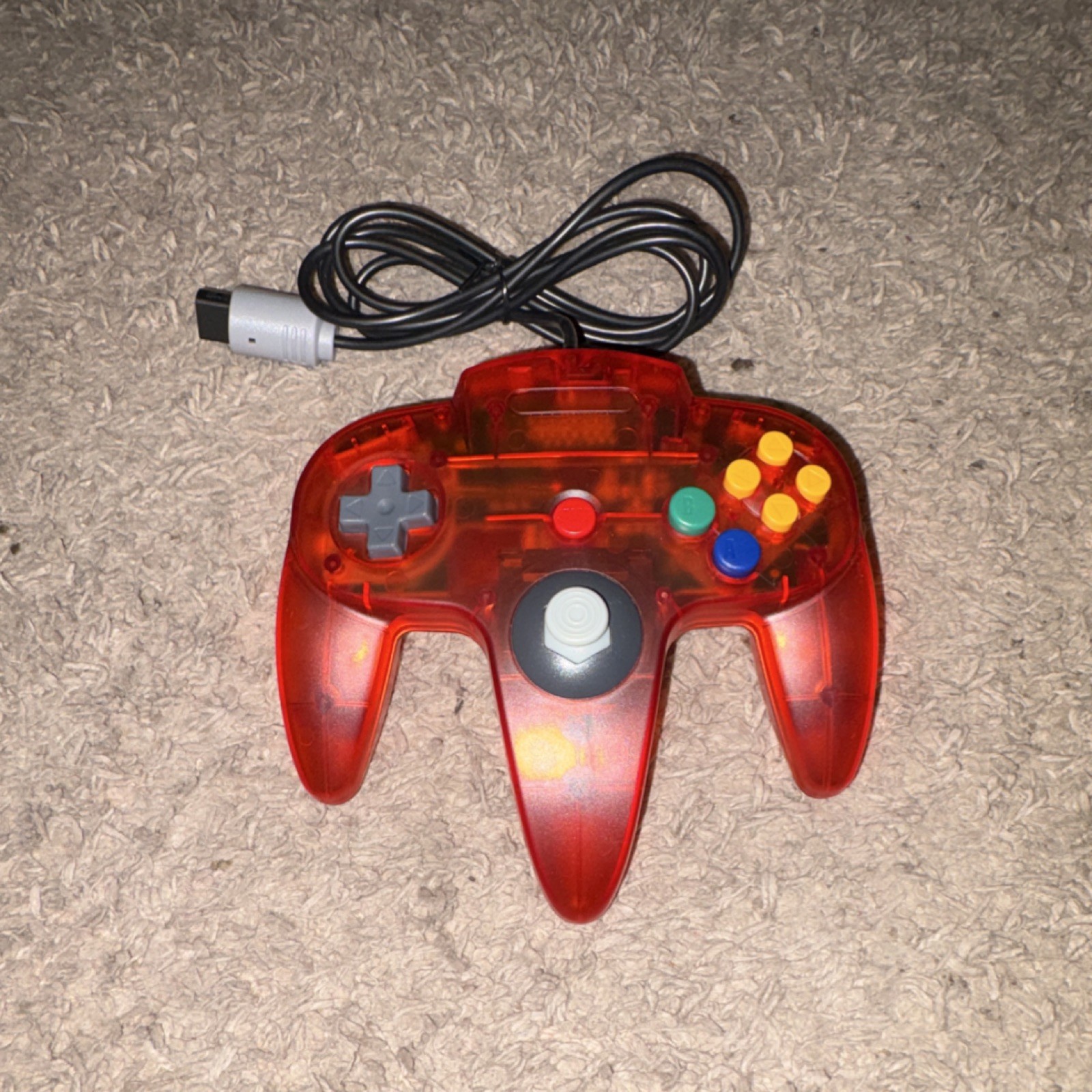 Nintendo 64 Gray Console NUS with Two Controllers, Memory Expansion, RCA Cables