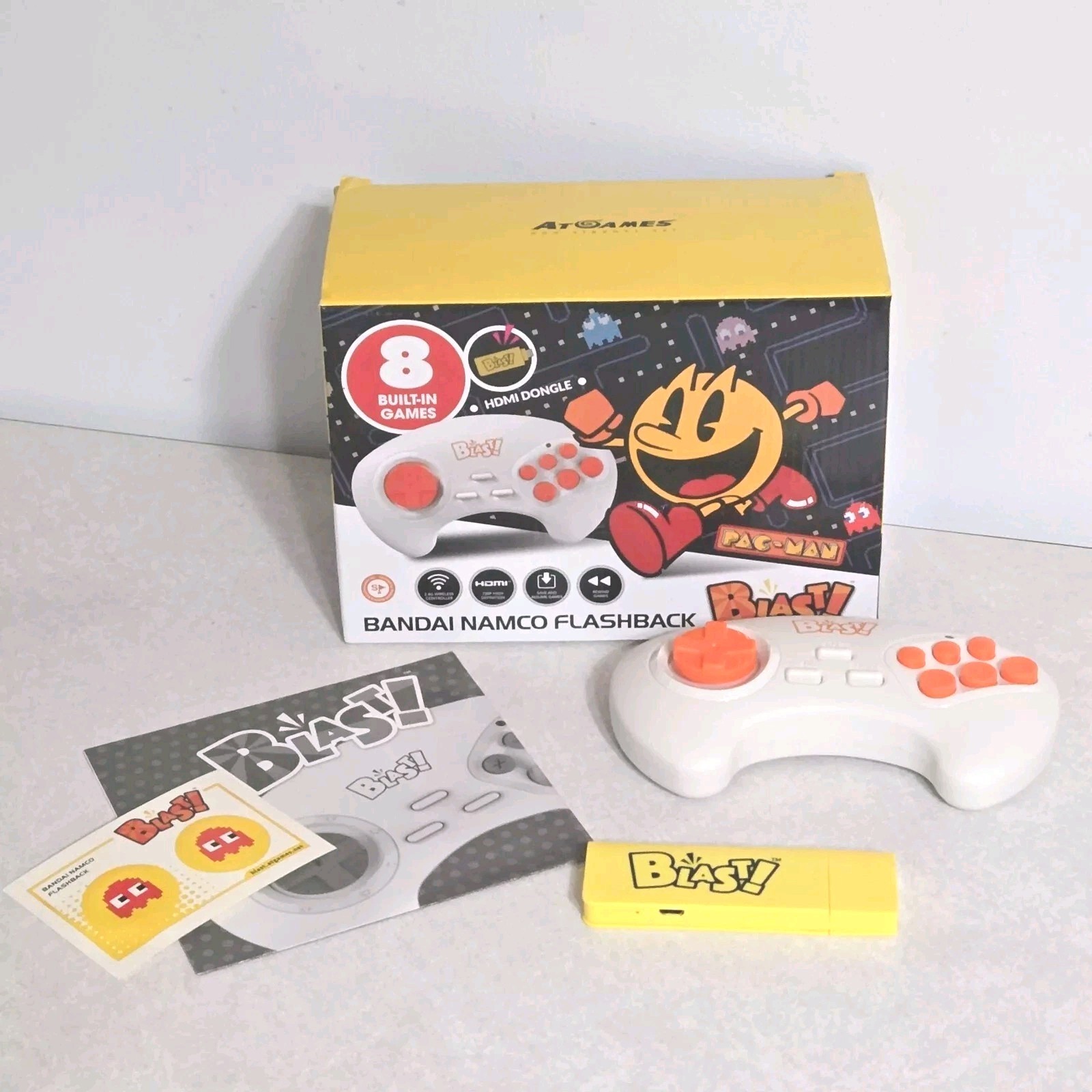 BLAST Bandai Namco Flashback 8 Video Game Console Pac-Man Dig Dug Galaga