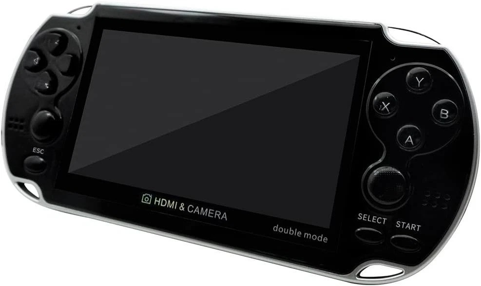 Portable X7 Plus Game Console – 10,000 Retro Games, Dual Player 4.3-Inch Screen