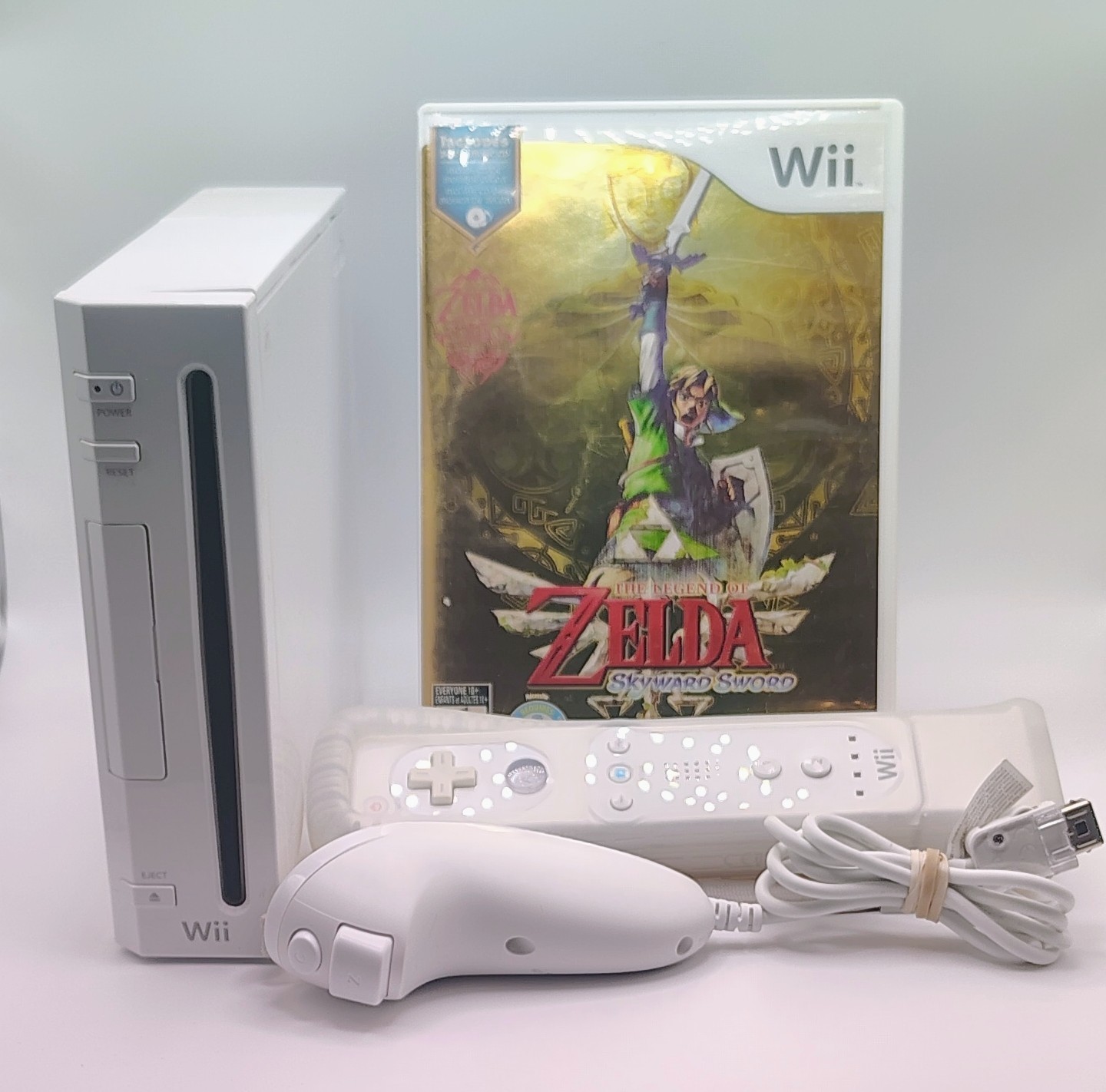 Nintendo Wii Console Bundle RVL-101 – Zelda Skyward sword – Motion Plus