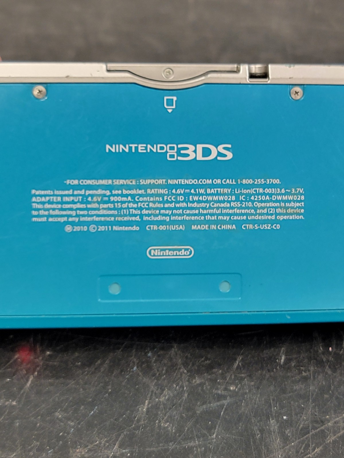 Nintendo 3DS Handheld System – Aqua Blue W/ Charger