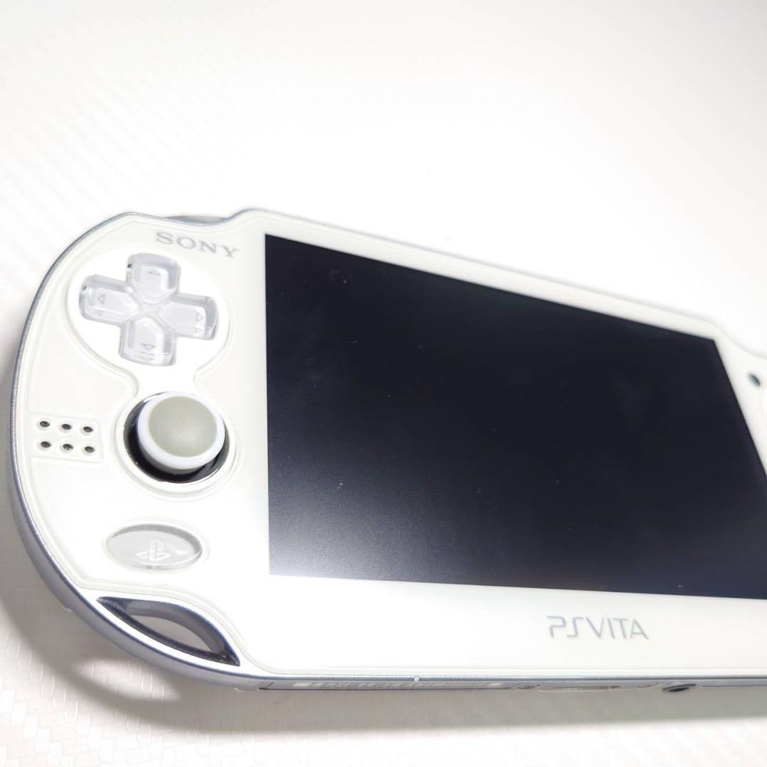 Sony PS Vita PCH-1100 Crystal White 3G/Wi-Fi Boxed Near Mint Complete 7072