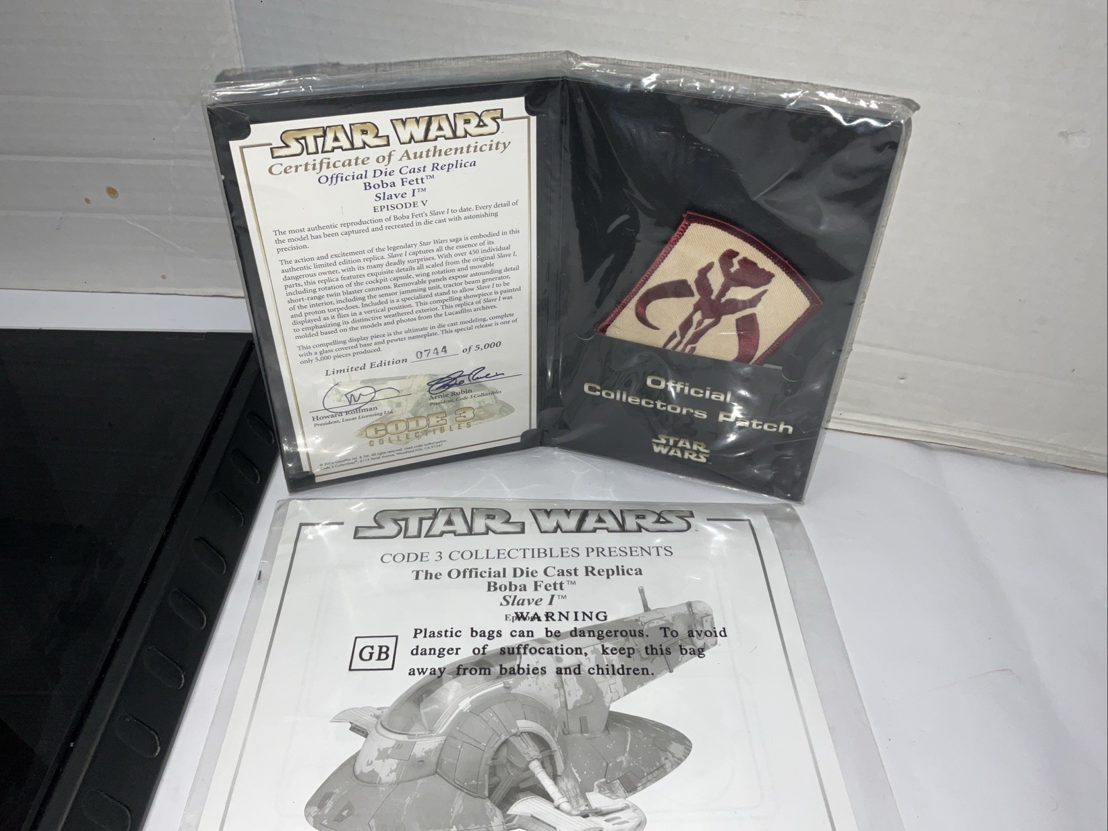 CODE 3 Star Wars Slave 1 Diecast Model (Limited Edition)No Box