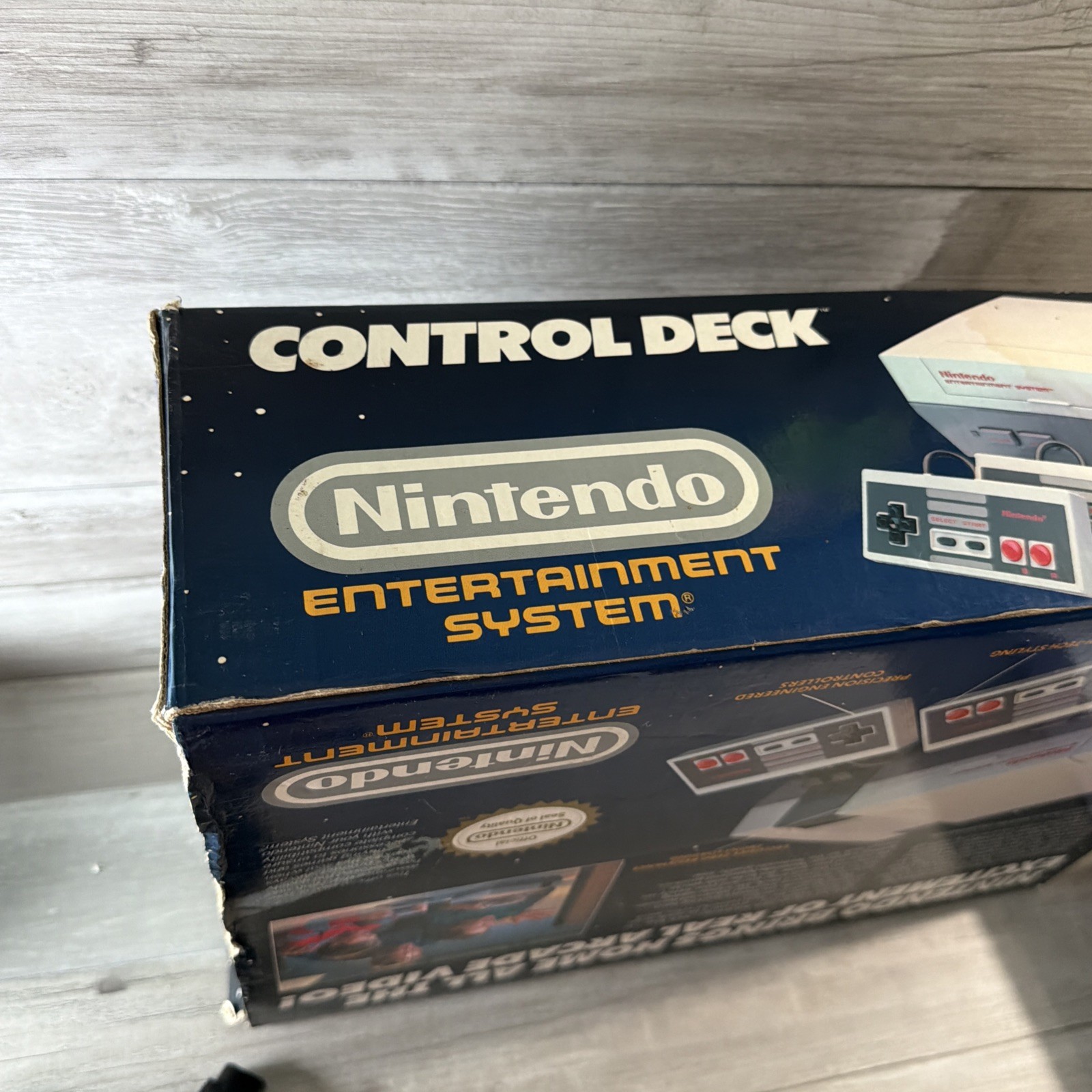 Nintendo NES Control Deck Mario Trilogy 1 2 3 Bundle In Original Box 2 Controls