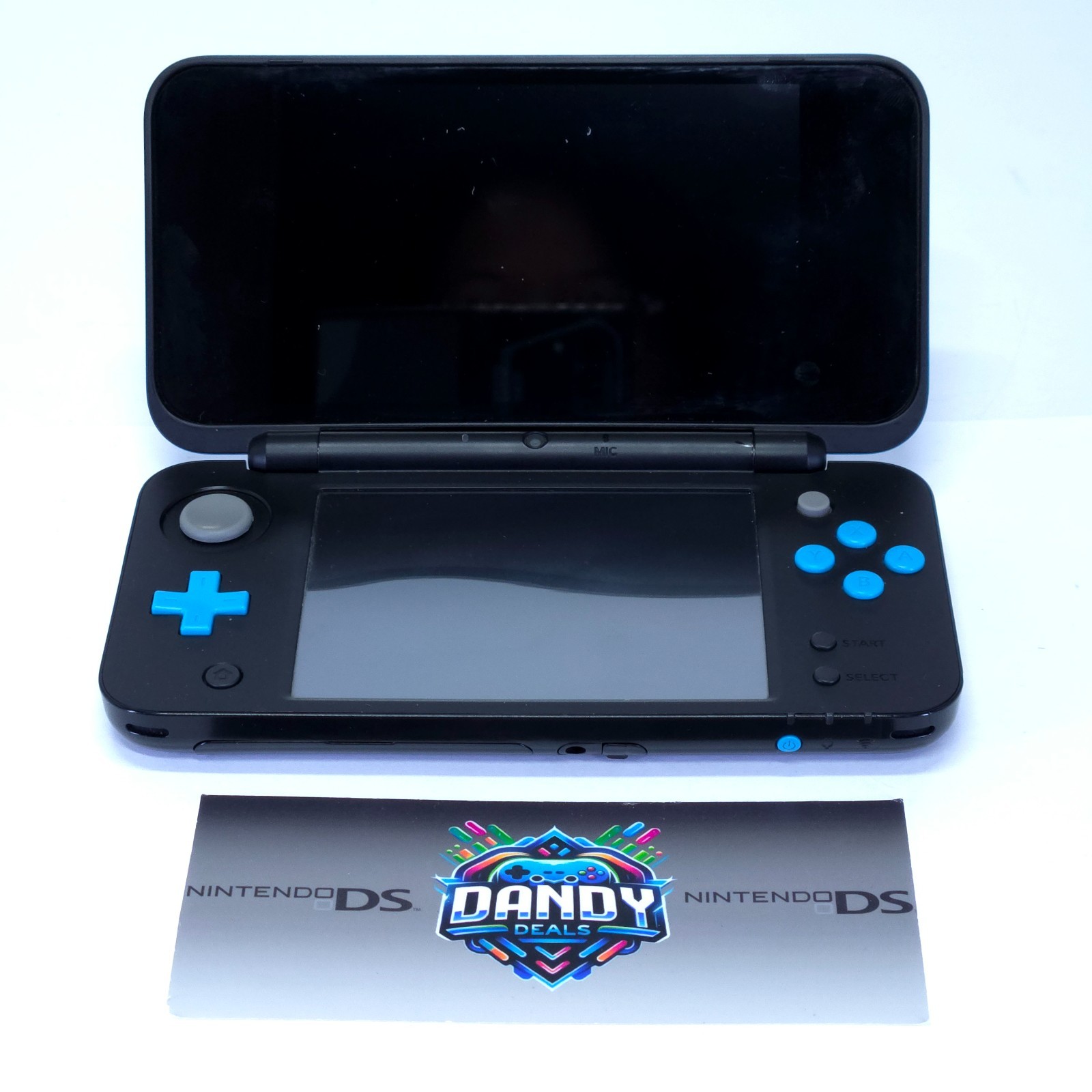 2DS LL Console Nintendo System Turquoise Japan Region W/ 4Gb Sd + Charger