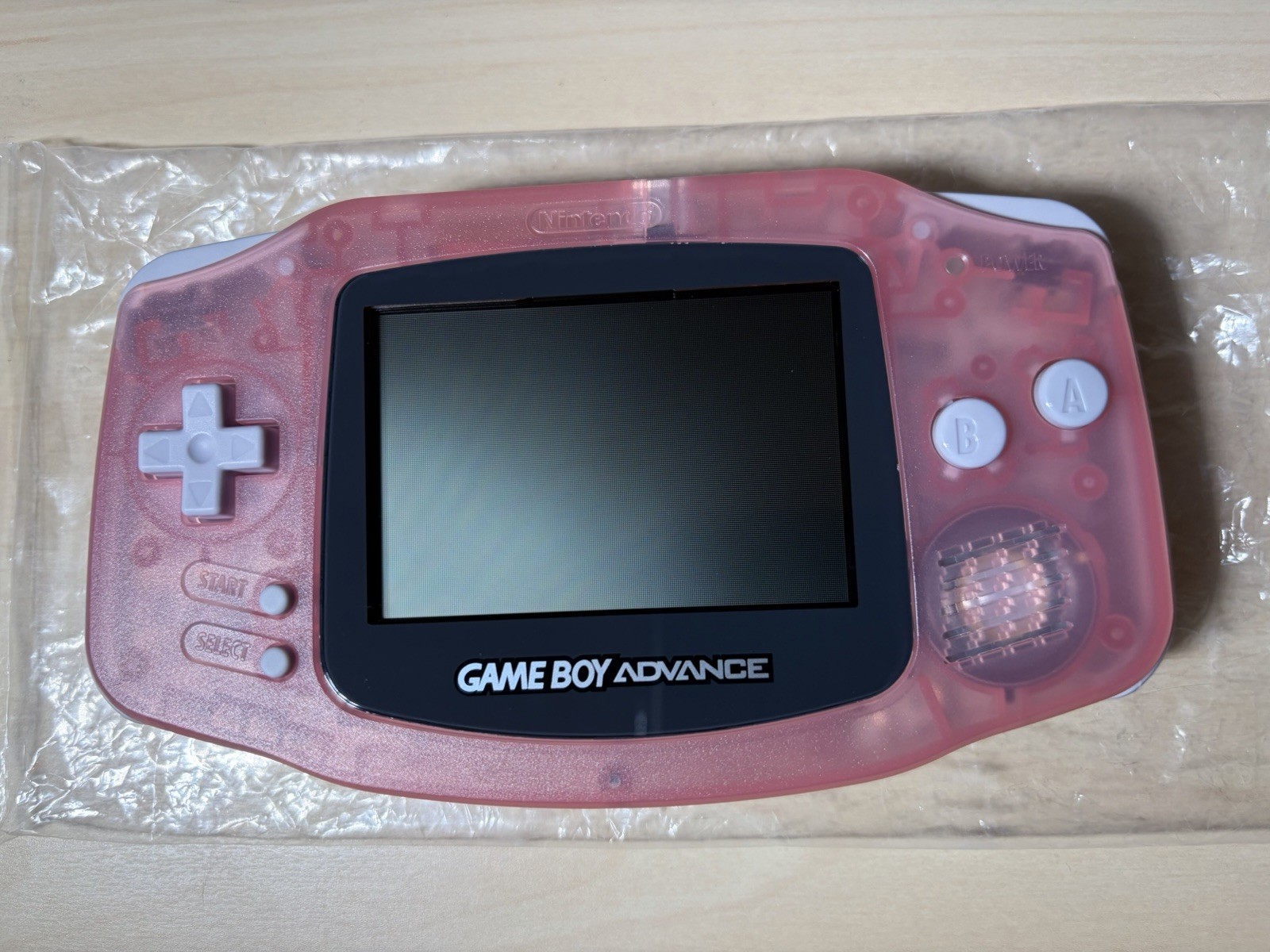Nintendo GameBoy Advance GBA Pink – 100% Complete Batteries – MINT – Open Box
