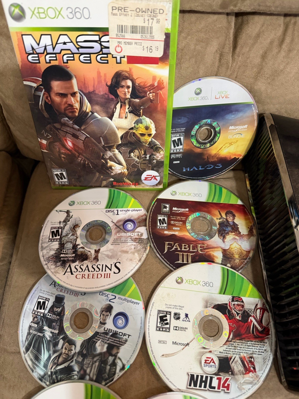 Xbox 360 Slim Console 250GB Bundle Tested Cleaned