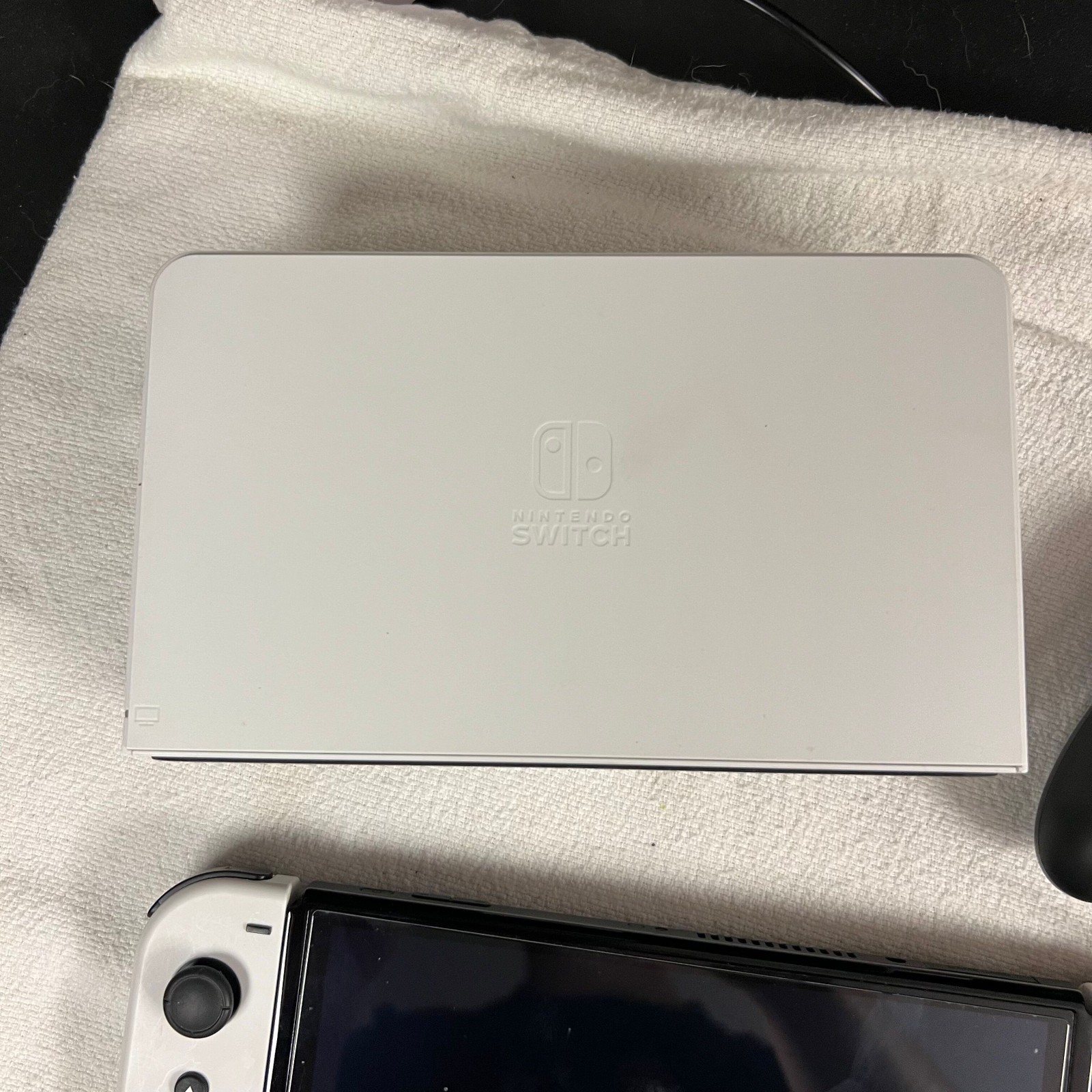 Nintendo Switch OLED Handheld Console White Bundle with MK 11 + Accessories