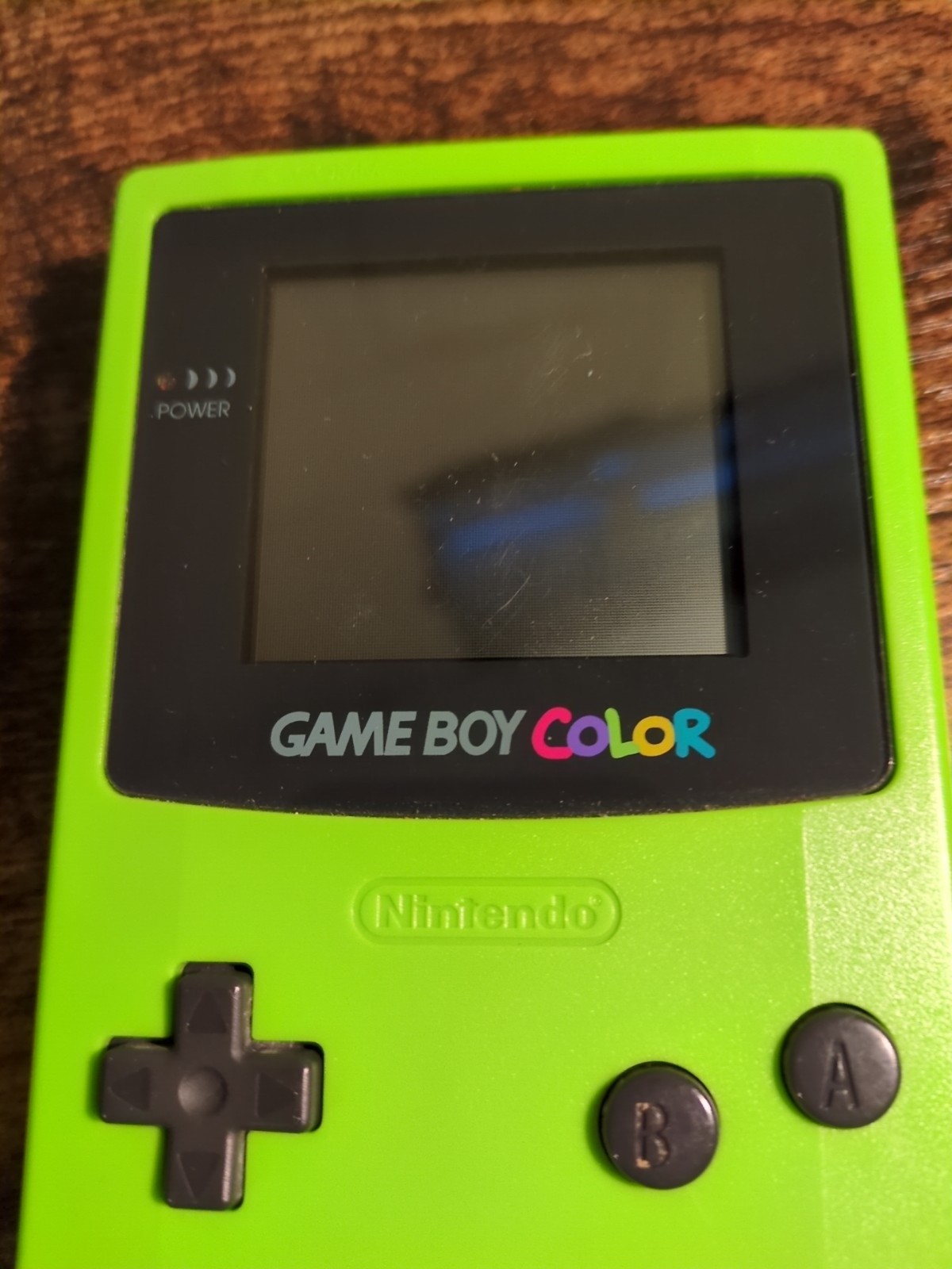 Nintendo Game Boy Color – Lime Green – Working +Carrying Case! (no games)