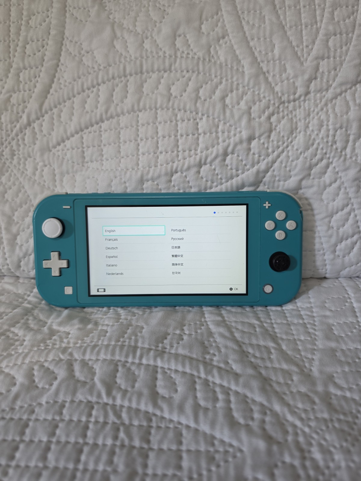 Nintendo Switch Lite Console Turquoise Tested/Working Factory Reset! No Charger