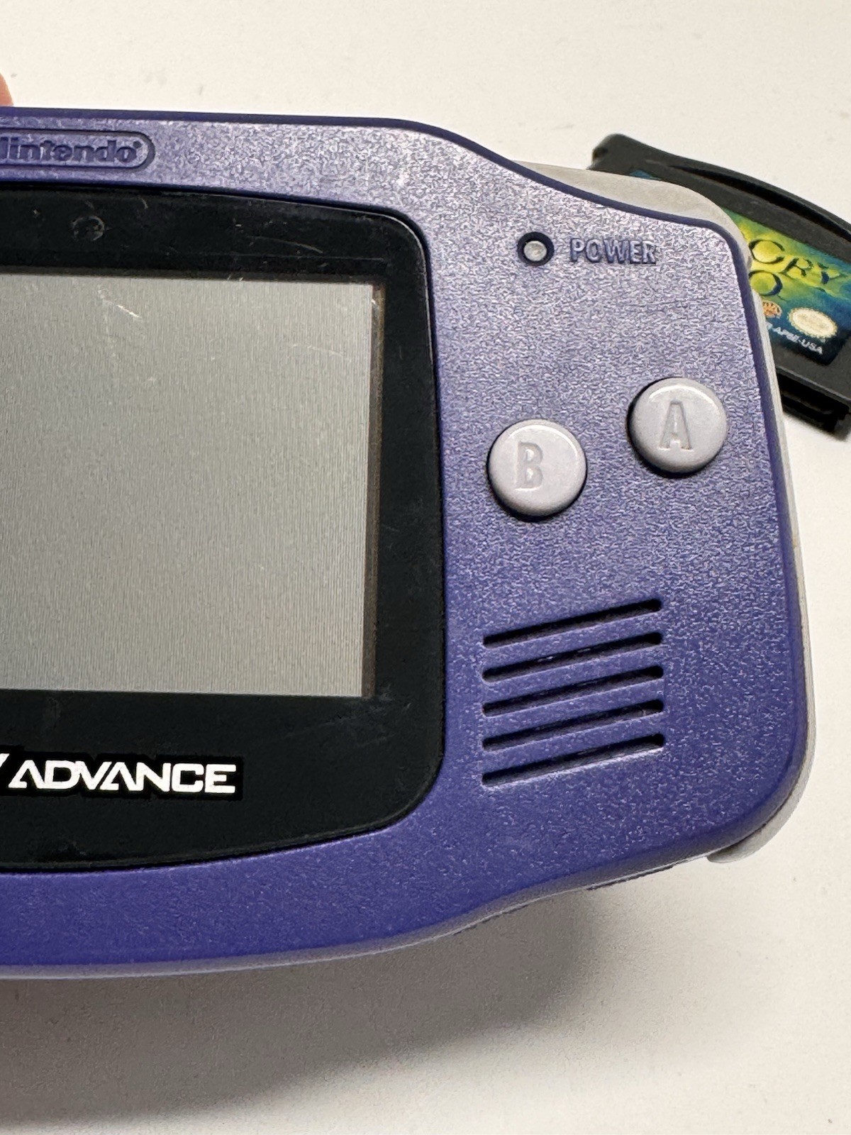 Game Boy Advance Indigo – AGB-001 Nintendo Console – Tested/Working 2 Games