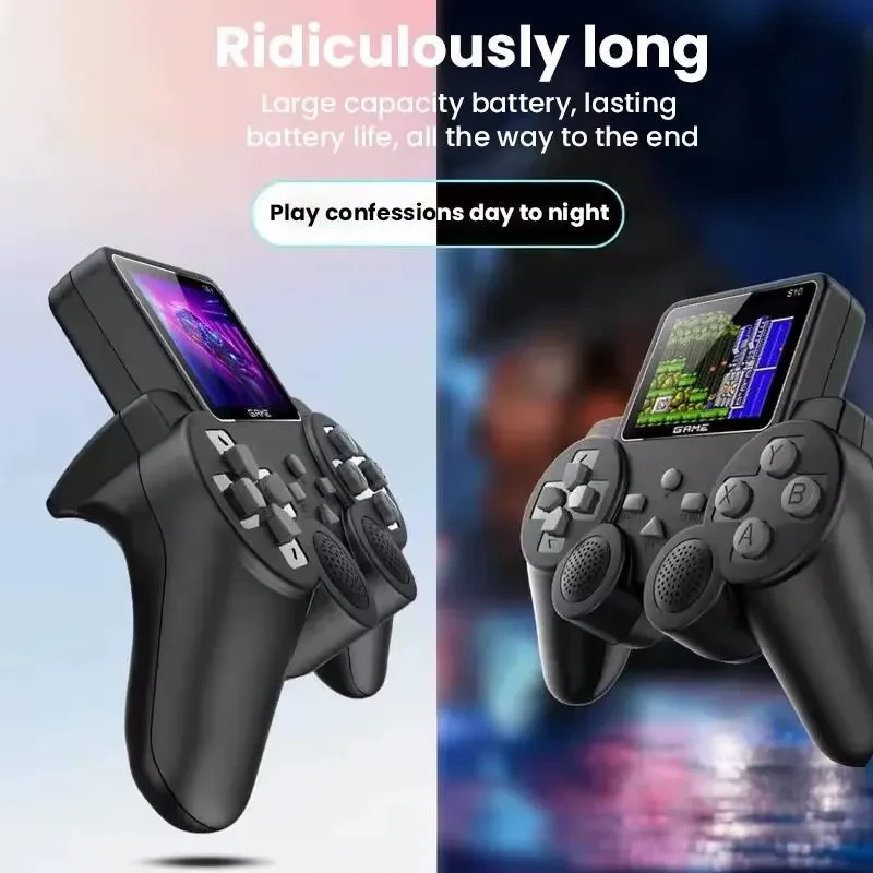 New Kids Retro Handheld Game Console 520 Games Gifts Party Favors Controller