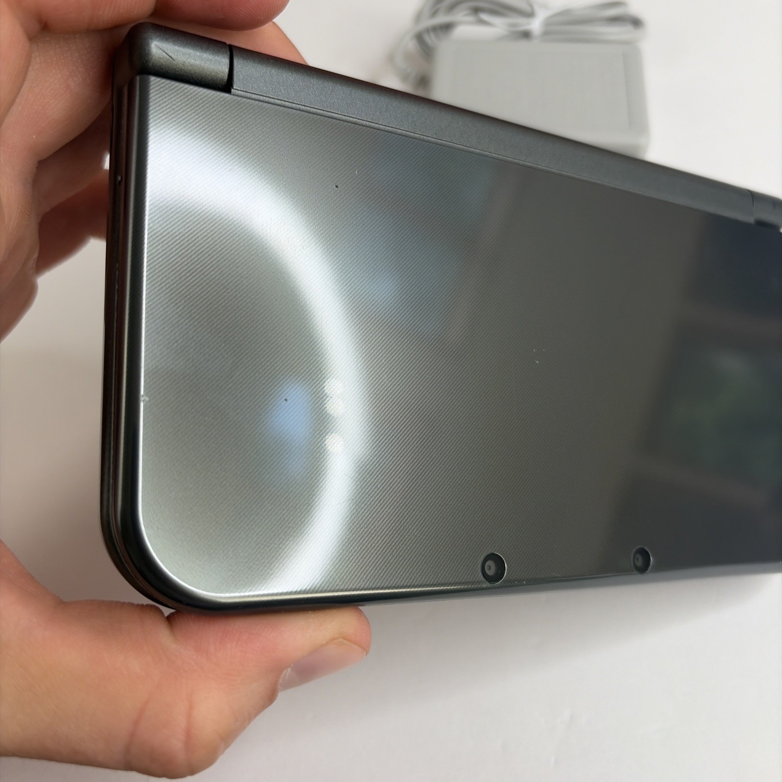 Clean! New Nintendo 3DS XL Gray Black Console Charger Stylus US Version
