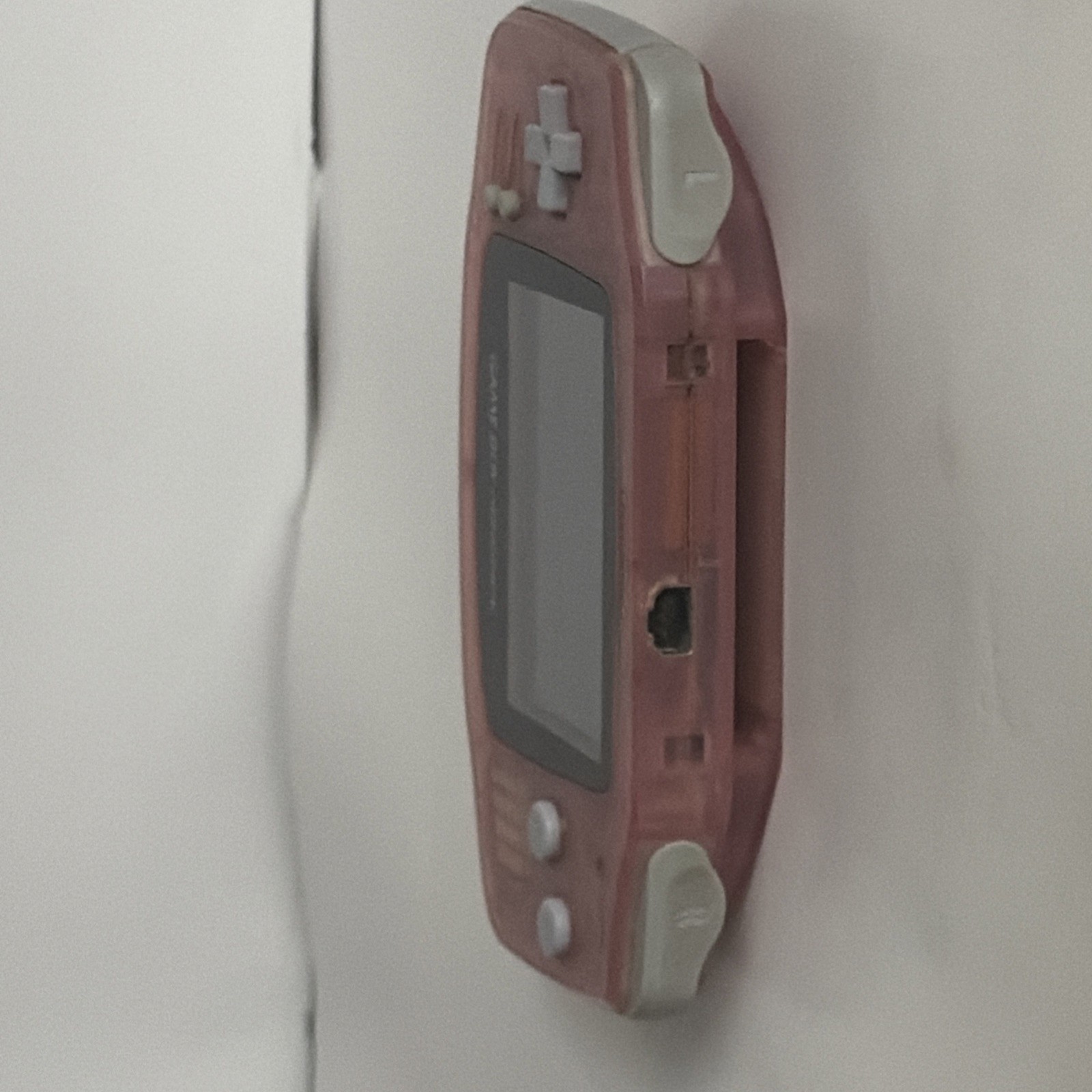 Nintendo Game Boy Advance Handheld System – Fuchsia Pink Missing Battery Cover