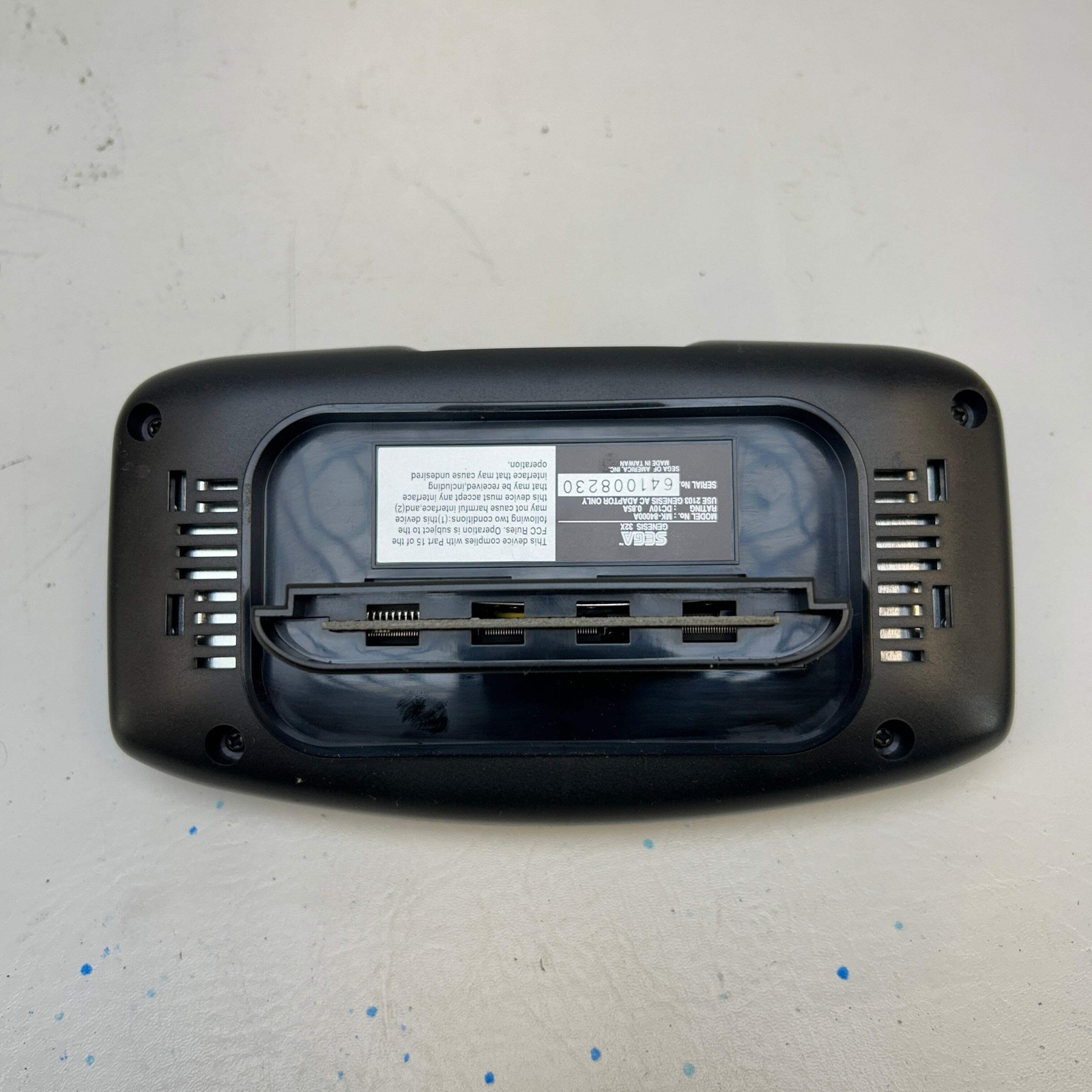 Sega Genesis 32X Console Add On With Cables & Brackets Black MK-84000A