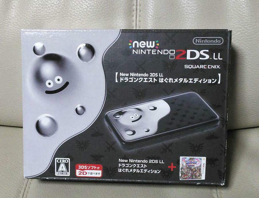 Nintendo New 2DS LL Dragon Quest Hagure Metal Edition Japan Game