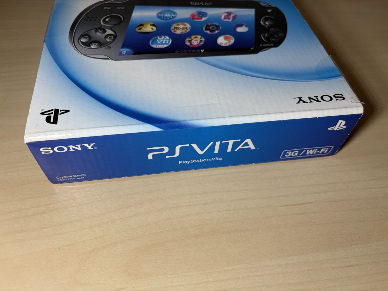 Sony PS Vita Black Handheld Console PCH-1101 Complete Near Mint