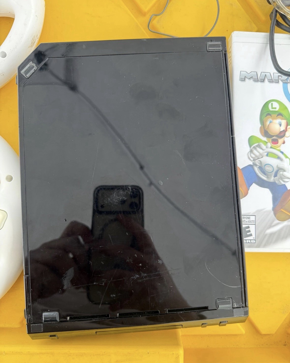 Nintendo Wii Mario Kart Bundle Black Console (NTSC-U/C (US/CA))