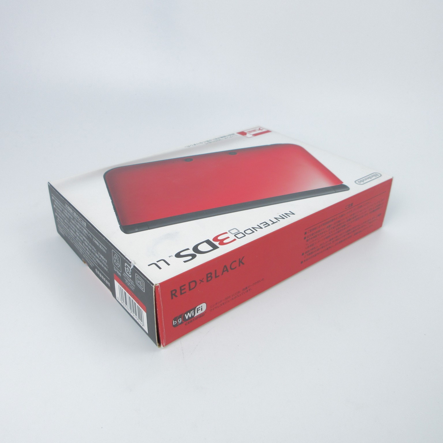 【Excellent】Nintendo 3DS LL XL Red x Black Console Japanese Edition #Arr0131/01