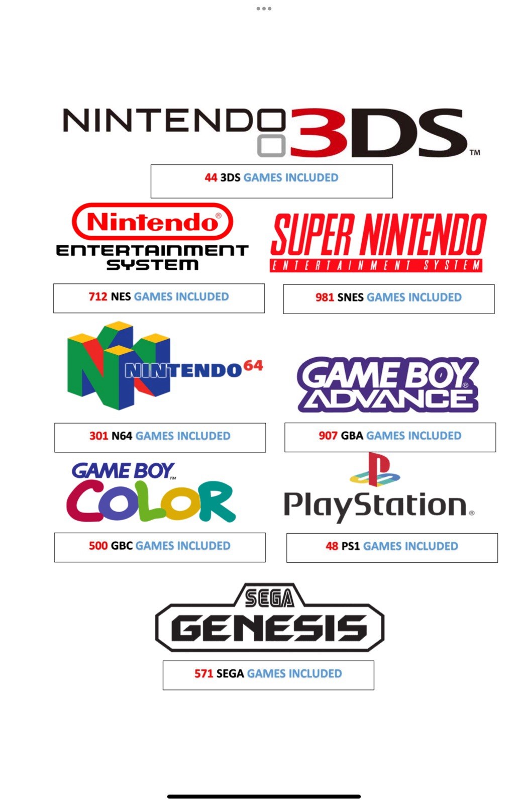 Nintendo 3DS XL/128GB/4000+Games