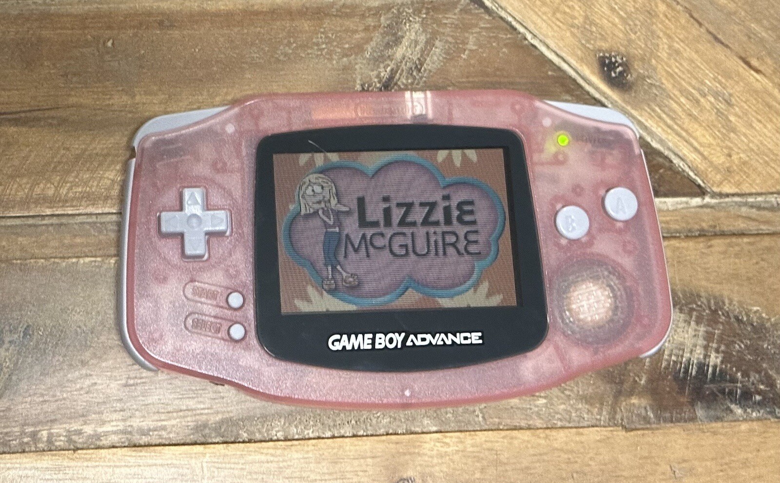 Nintendo Game Boy Advance Pink AGB-001 w/3 games and carry case TESTED & WORKS