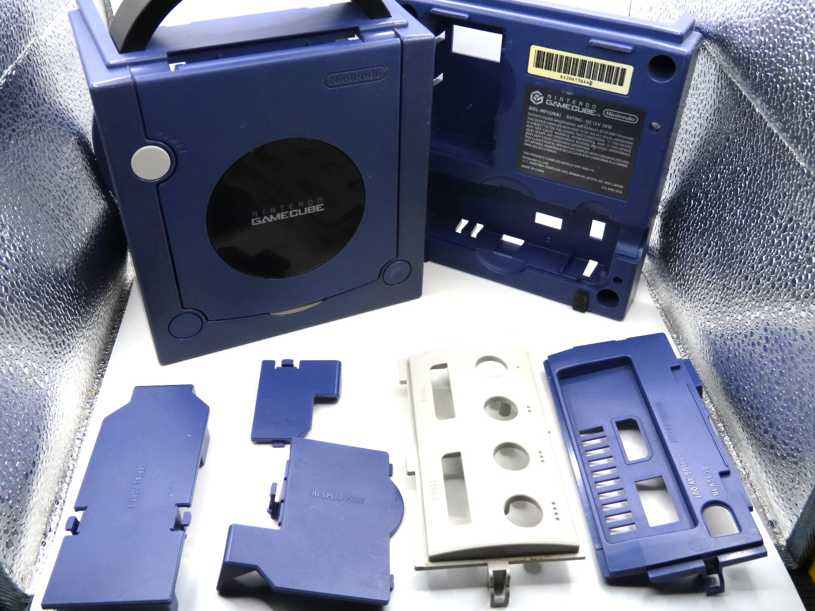 OEM Nintendo GameCube Indigo Blue Shell Housing DOL001