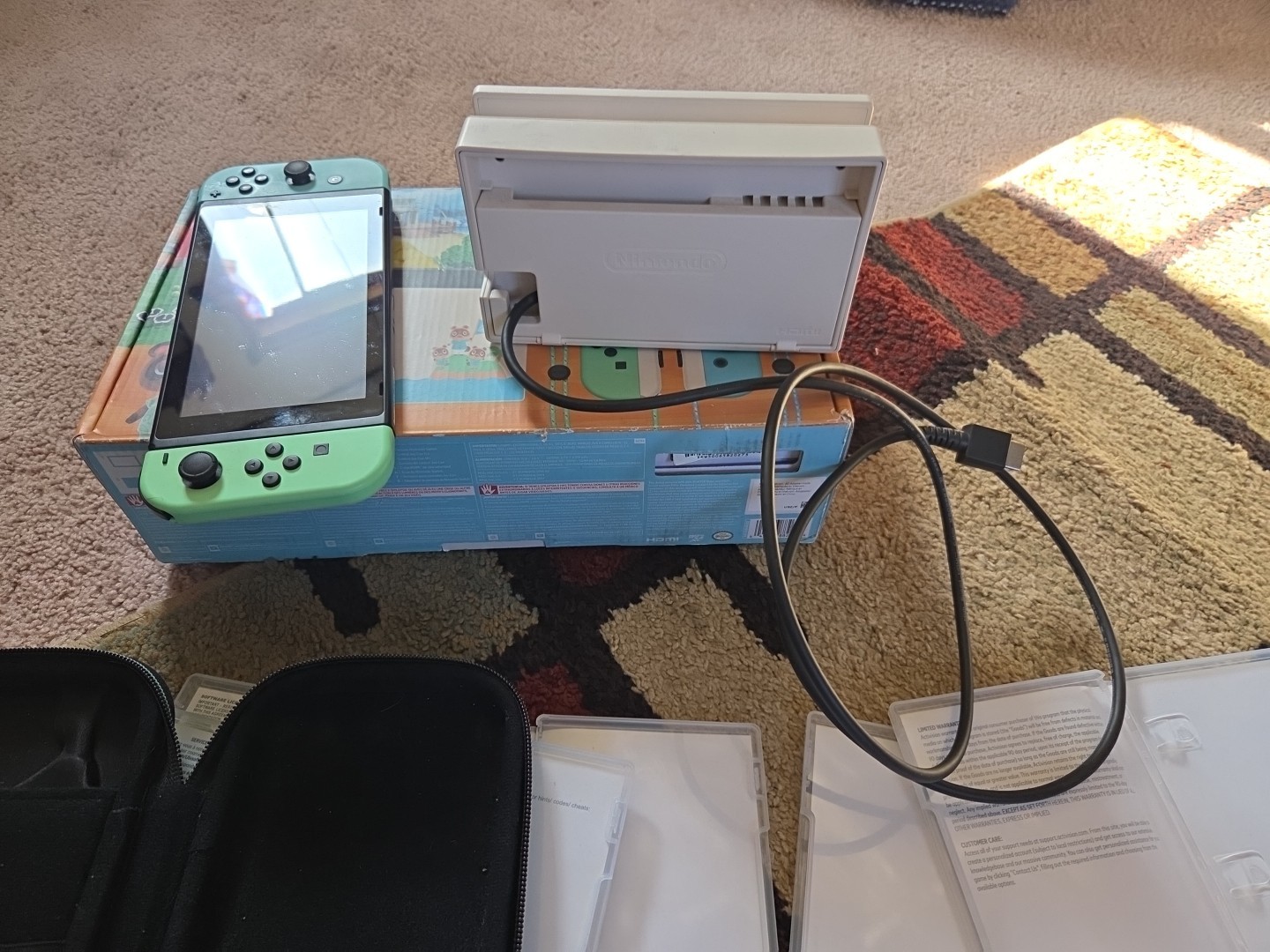 Nintendo Switch HAC-001(-01) Animal Crossing:New Horizon SpecialEdition 13 Games