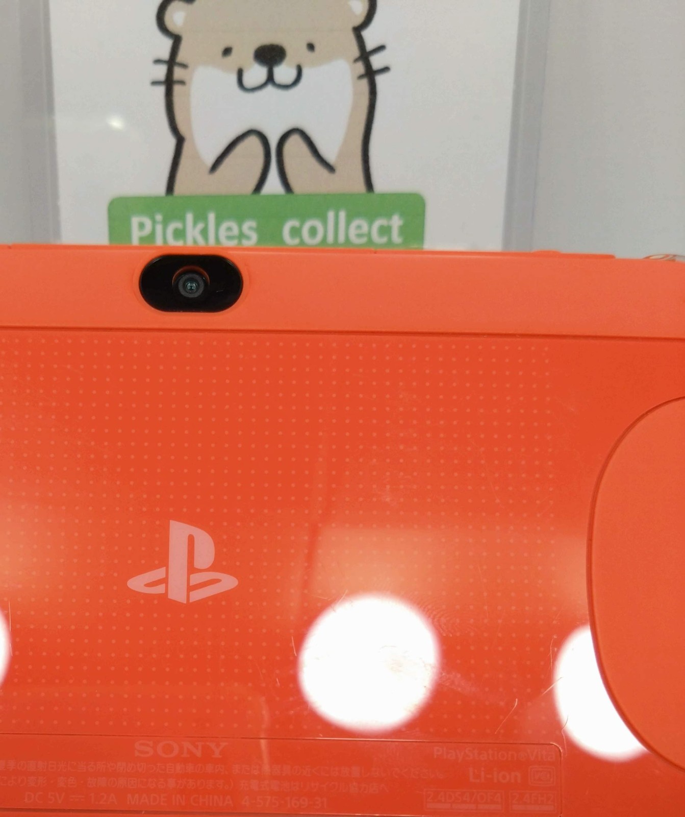 PS vita Neon Orange PCH-2000 ZA24 Console only Wi-Fi PSV Tested Sony 0529J