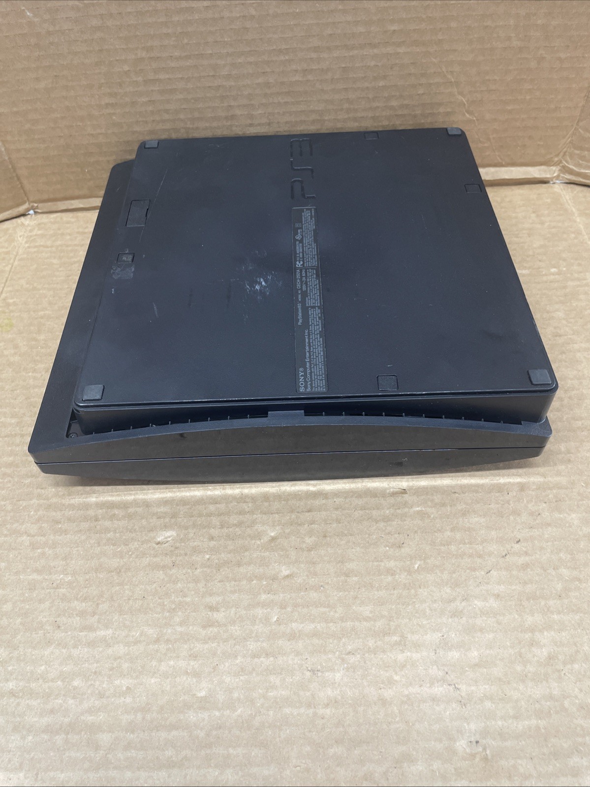 Sony PlayStation 3 Slim CECH-2501A Black Console HDMI Ethernet USB-A for Parts