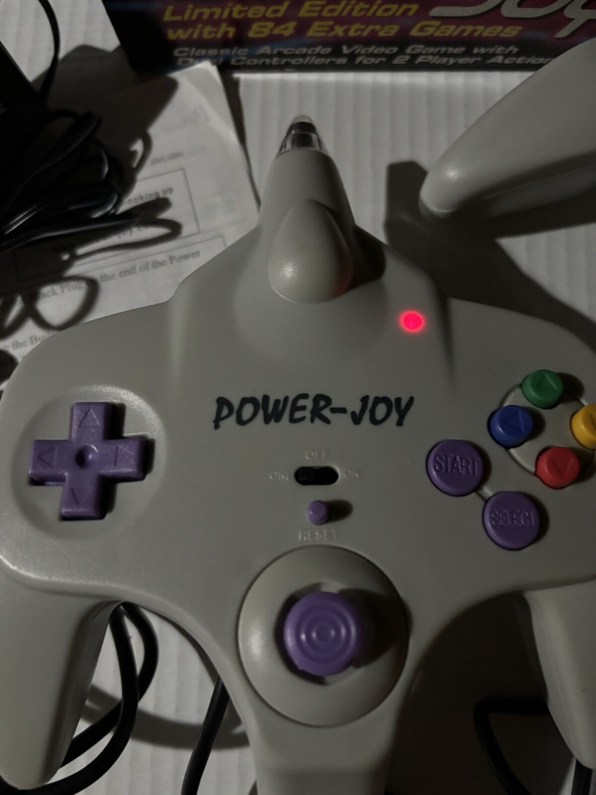 Power Joy Classic TV Game Limited Edition 84 Extra Games Plug N’ Play Works! VTG