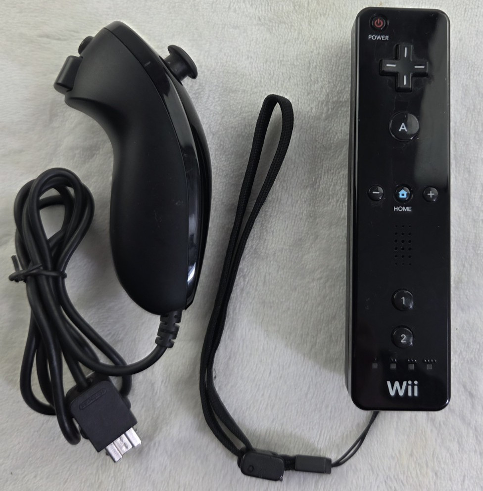Nintendo Wii Bundle Black Family Edition RVL‑101 Tested With Rampage Total Dest.