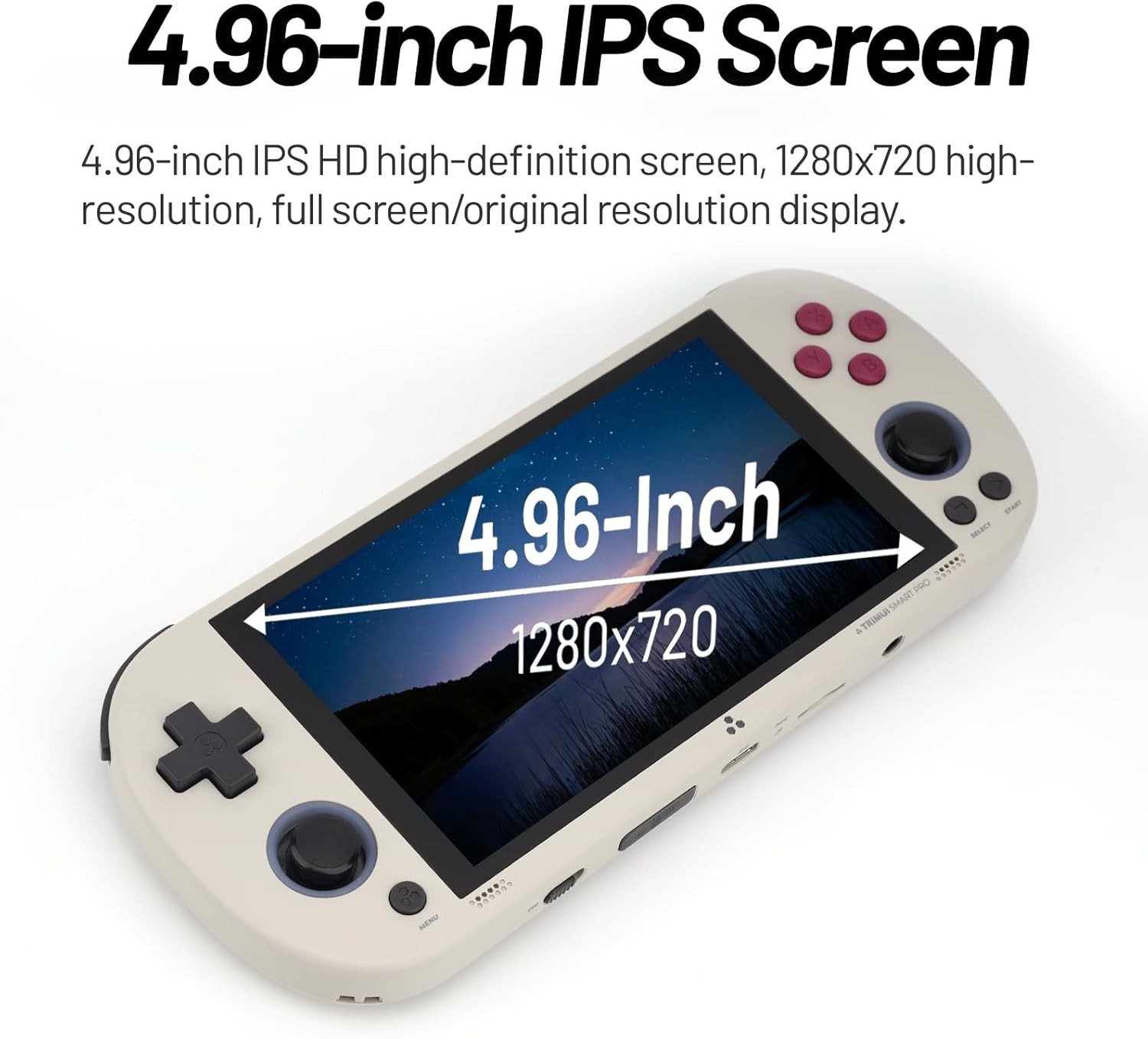 HANHIBR Trimui Smart Pro Handheld 4.96 IPS Gray 64GB