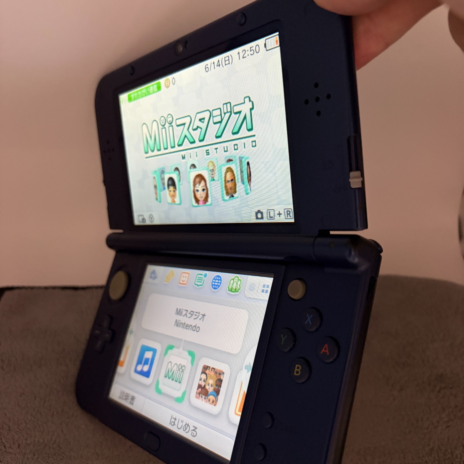 【DUAL IPS】【Excellent5】Rare New Nintendo 3DS LL XL Metallic Blue Game Console