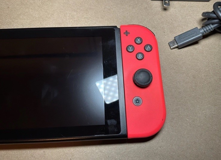 Nintendo Switch Handheld Console w/ Neon Blue Red Joy-Cons and Dock| Tested