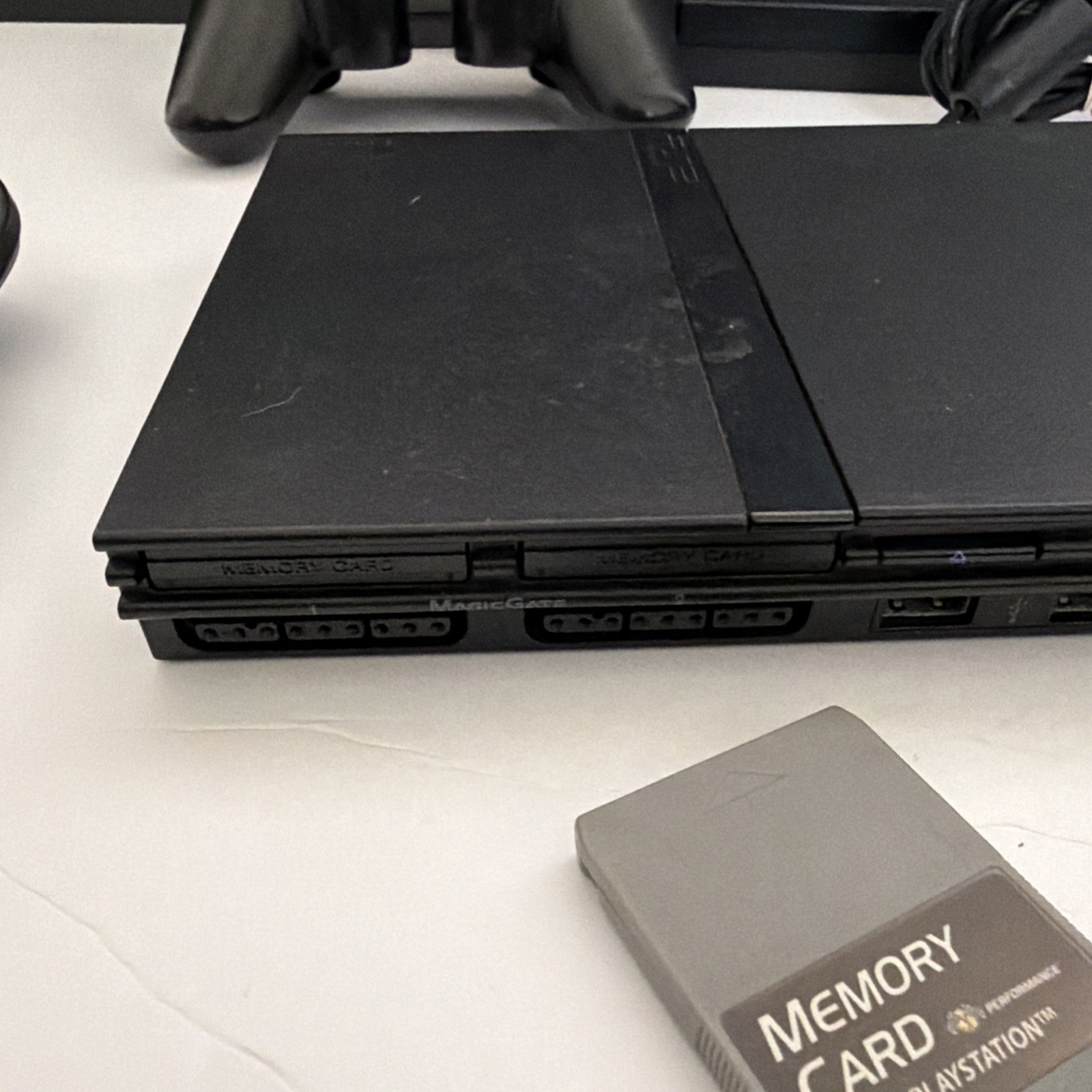 Sony PlayStation 2 PS2 Slim – SCPH-70012 – Console,controller & Cords – Tested