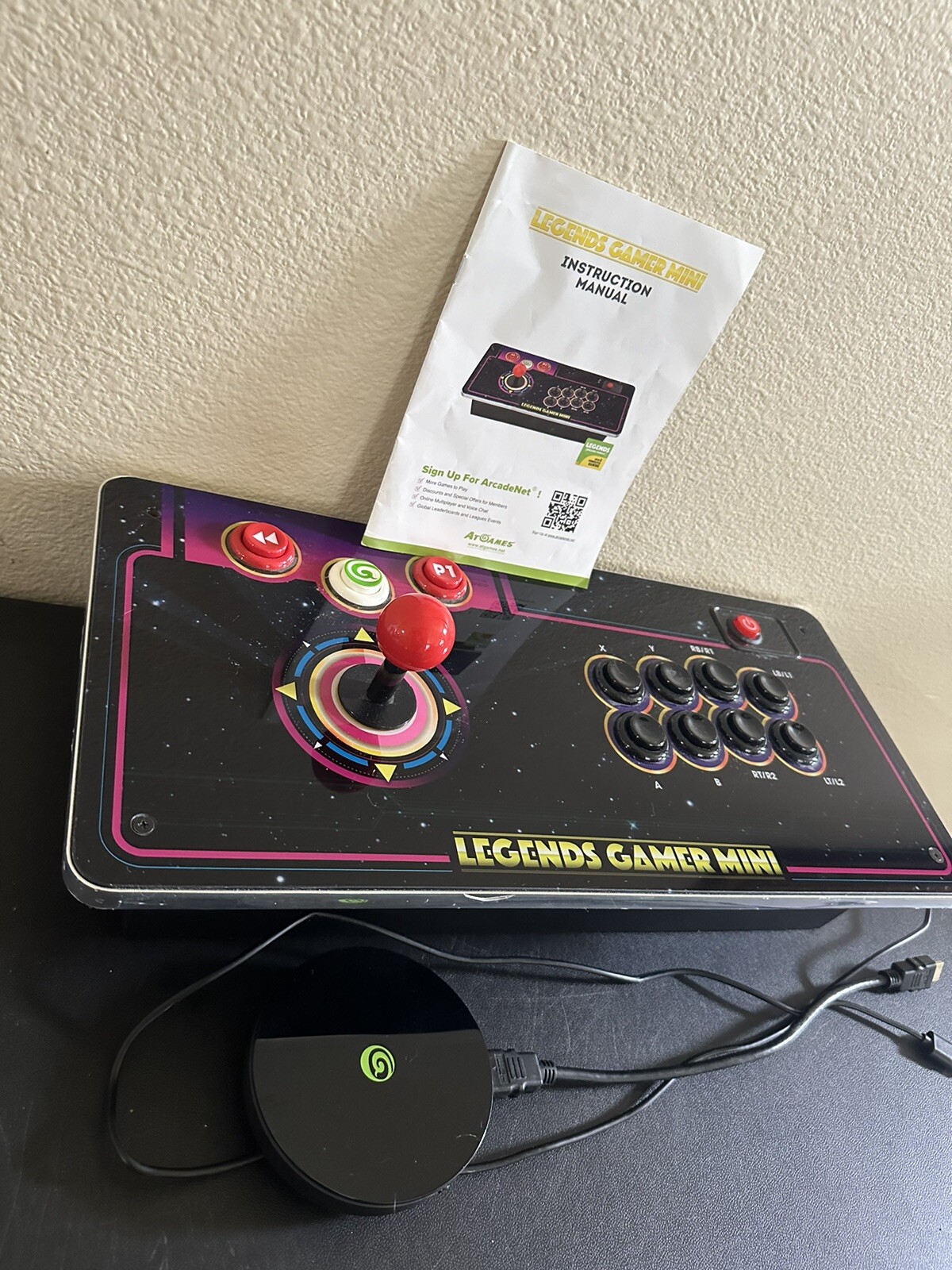 Legends Gamer Mini Table Top Home Arcade Game Classic Retro