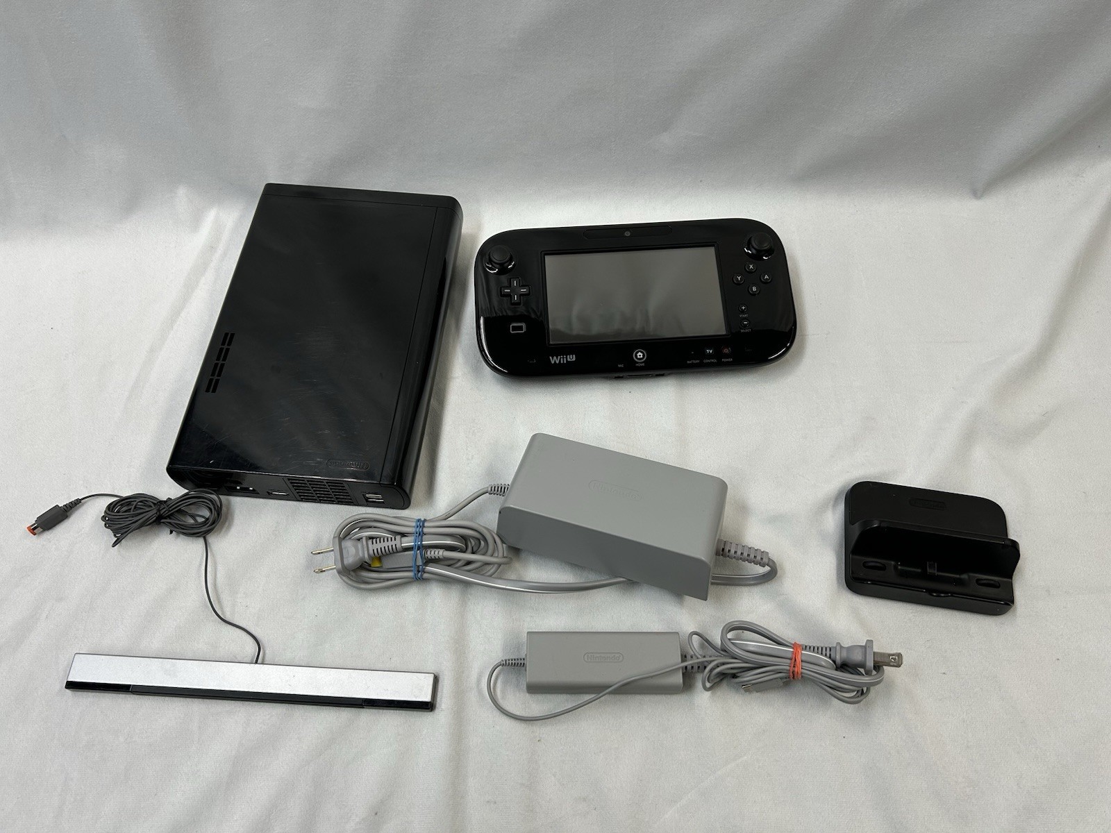 Black Nintendo Wii U 32GB Console Tested & Works!