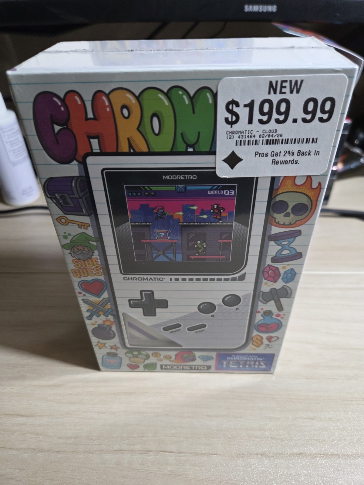 Mod Retro Chromatic w/ Tetris Game NEW & Sealed & a Authentic Pokémon Crystal
