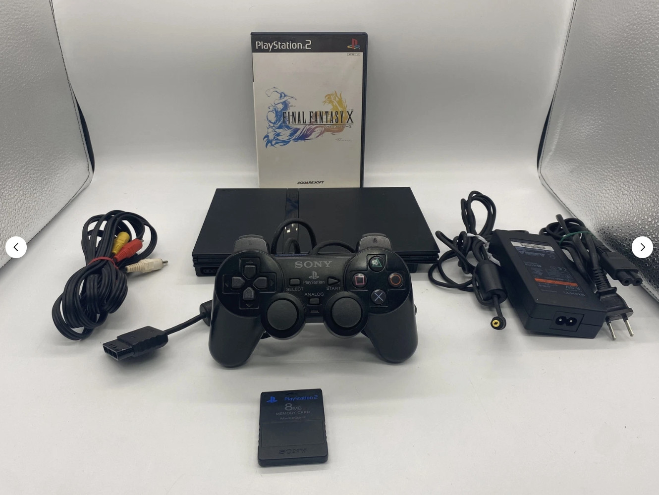 PS2 Playstation 2 Final Fantasy Ⅹ Slim Console Black CB SCPH-70000 NTSC-J set